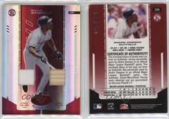2004 Leaf Certified Materials Red Mirror Combo Relics /250 Andre Dawson HOF 10lp