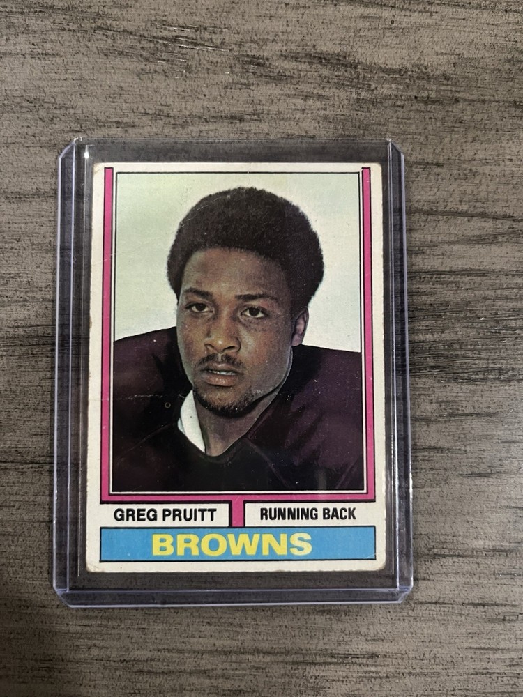 1974 Topps Greg Pruitt #110 RC Cleveland Browns VG