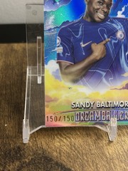 2025 Topps Chrome Sandy Baltimore Soccer Blue Refractor 150/150 Chelsea UEFA