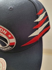 Mitchell & Ness Washington Wizards Navy/Red Snapback Cap Hat One Size
