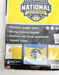 Lot Of 2, Wolverines 2026 Basketball National Champions 3 Ft x 5 Ft Flag