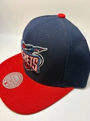 Mitchell & Ness Houston Rockets Hardwood Classics Navy and Red Core Side Snapbac