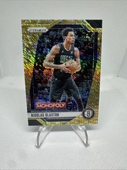 2024-25 Prizm Monopoly – Nicolas Claxton #54 Gold Millionaire Shimmer /500 Nets