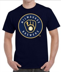 Milwaukee Brewers Men&rsquo;s Cotton Tee Small to 4X-Large