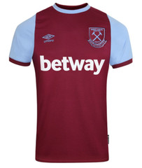 BNWT 2020 2021 UMBRO WEST HAM HOME SHIRT ANY NAME ANY NUMBER MEN&rsquo;S SMALL