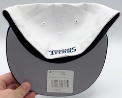 New Era Tennessee Titans 59FIFTY State Fill White Navy Blue Fitted Hat Cap 7 1/2
