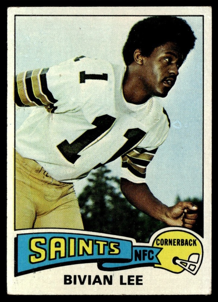 1975 Topps Bivian Lee New Orleans Saints #47