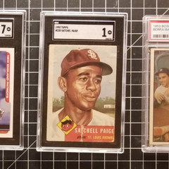 1953 TOPPS Satchel Paige #220 SGC 1 New Slab EYE APPEAL Pin Hole ST LOUIS