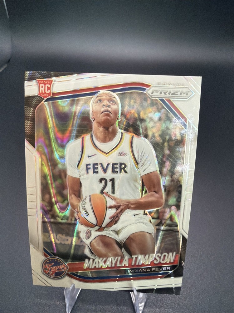 2025 Panini Prizm WNBA – Makayla Timpson #14 White Seismic Prizm (RC)