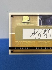2003-04 Fleer Showcase Jermaine O&rsquo;Neal Sweet Sigs Auto 350/760 Pacers