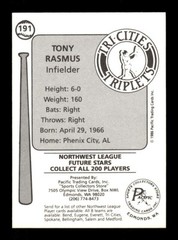 1986 Cramer Tri Cities Triplets 191 Tony Rasmus BXCP36