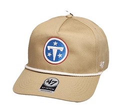 Tennessee Titans &rsquo;47 Rope Hitch Adjustable Hat NFL Football Khaki Strapback NWT!