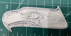 Seattle Seahawks 5&Prime; x 2.2&Prime; Iron /Sew On Embroidered Football Logo NFL