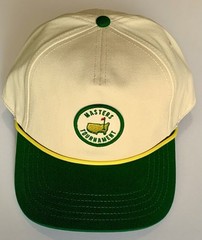 Masters golf Hat Cream snapback green bill 2025 Masters pga new