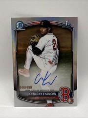 2025 Bowman Chrome 1st Prospect Autograph Anthony Eyanson Refractor /499 Red Sox