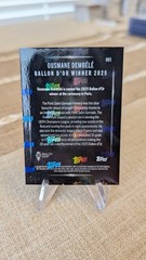 2025 Topps NOW Ousmane Dembele Ballon d&rsquo;Or Card 001 1