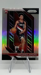2018-19 Panini Prizm – Anfernee Simons #61 Silver Prizm (RC) POR Trailblazers