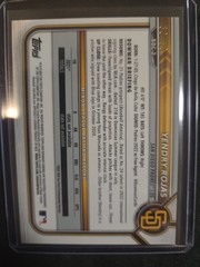2022 Bowman Draft Chrome Yendry Rojas #BDC-2 Gold Refractor /50 (RC) Padres
