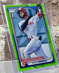 2024 Bowman 1st Raylin Heredia #BP-146 Neon Green Border /399 (RC)
