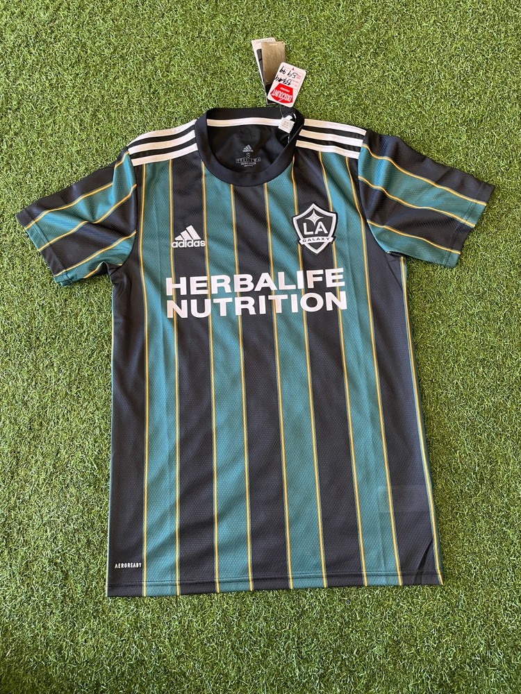 adidas LA Galaxy Away Jersey 2021/22 Small – Green/Black/Yellow