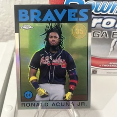 2021 Topps Chrome – 1986 Topps Baseball Ronald Acuña Jr. #86BC-3