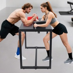 Foldable Arm Wrestling Table W/ Elbow & Forearm Pad Professional Battle Table