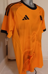 Adidas AS Roma 2025/26 Men&rsquo;s Away Jersey XL Orange Black NEW