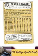 1968 Topps #320 Frank Howard