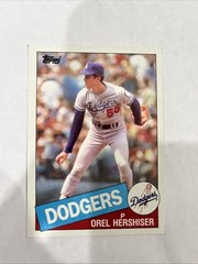 1985 Topps – Orel Hershiser #493 (RC)