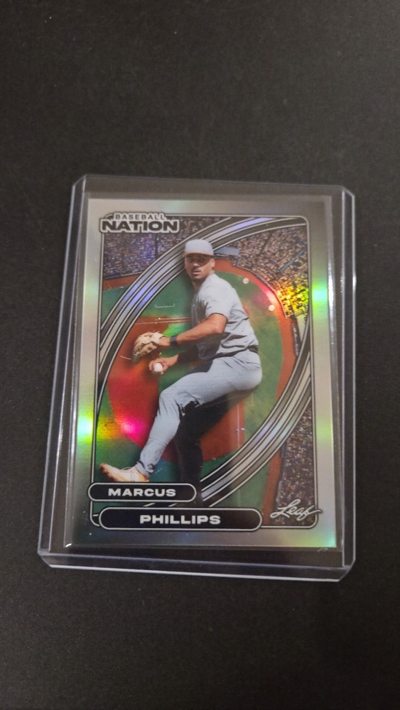 2026 Leaf Baseball Nation – Marcus Phillips #131 Silver Prismatic /75 (RC)