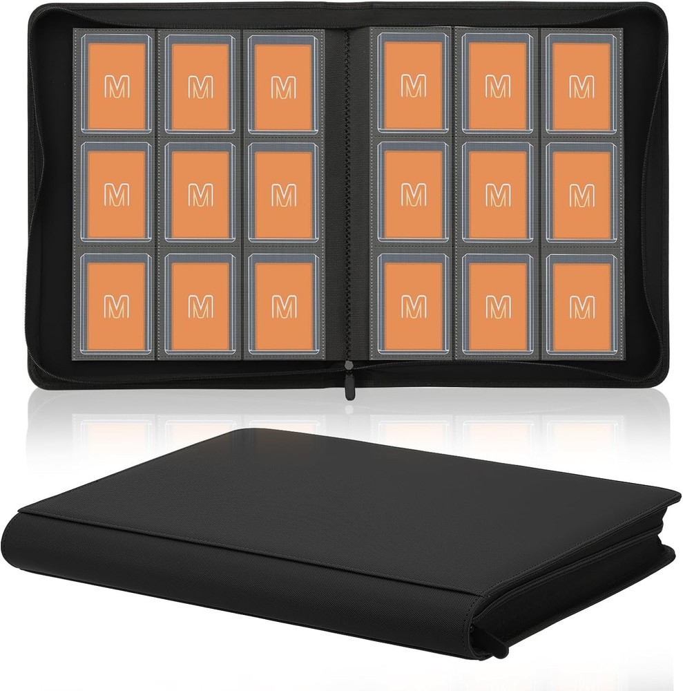 Toploader Binder Holds 288 Toploaders 9 Pocket Top Loader Binders for 3 x 4 »