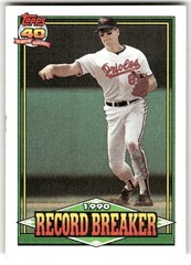 1991 Topps #5 Cal Ripken Desert Shield : E* F* on copyright line