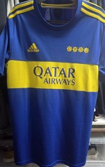Boca Juniors 2021/2022 Adidas Home Soccer Jersey Medium Short Sleeve