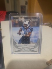 2010 Panini Prestige KENNY BRITT Rookie Review Jersey Titans Rutgers