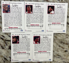 David Robinson 1993-94 NBA Hoops David&rsquo;s Best 5 Card Complete Set