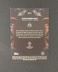 2023-24 Topps Chrome Alexander Isak SP (1:960) Gold Lava Golazo #GL-3 Liverpool