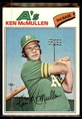 1977 Topps Ken McMullen #181 Oakland Athletics