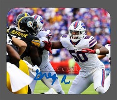 Greg Rousseau Buffalo Bills Facsimile Autographed Mouse Pad Item#8120