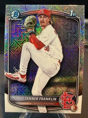 2025 Bowman Draft #BDC-90 Tanner Franklin Chrome Mojo Refractor