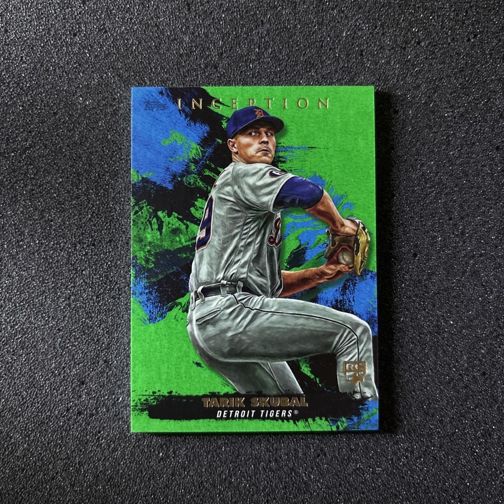 2021 Topps Inception – Tarik Skubal #5 Green (RC) LA Dodgers
