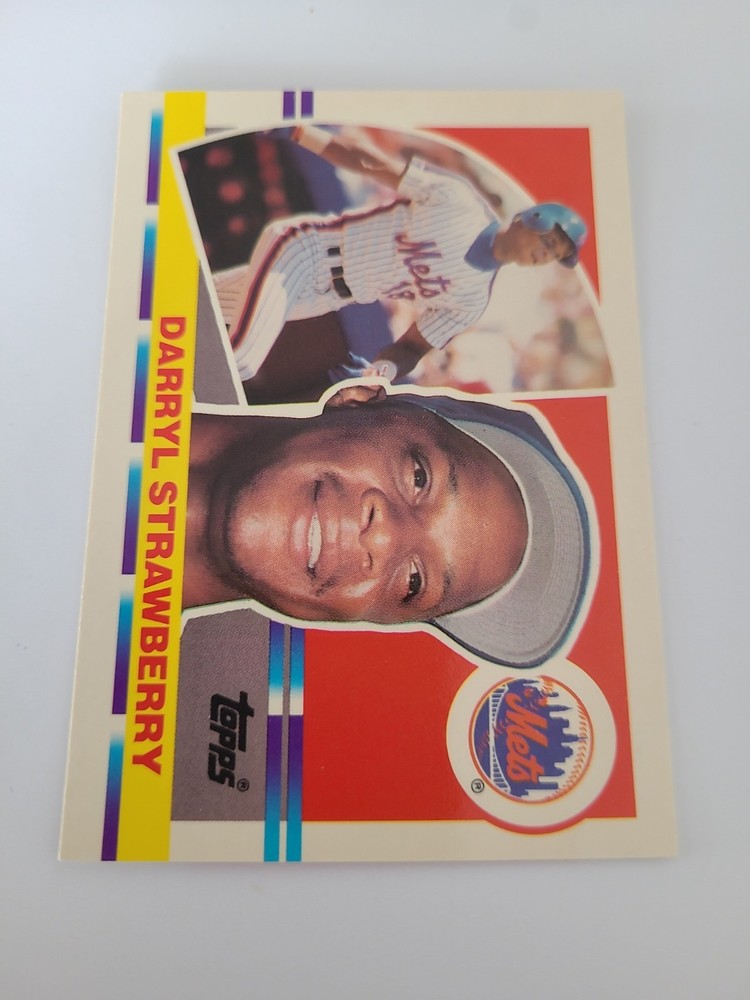 1990 Topps Big – Darryl Strawberry #186 New York Mets