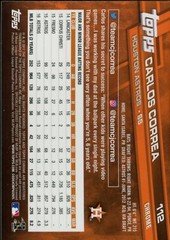 2017 Topps Chrome Carlos Correa Prism Refractor #112