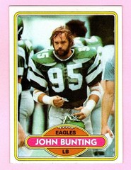 1980 Topps John Bunting #251 Philadelphia Eagles