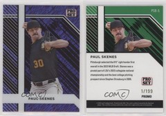 2024 Leaf Collective Promotional Purple Shimmer 1/199 Paul Skenes Rookie RC jc3