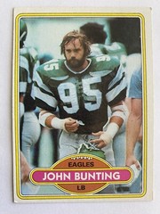 1980 Topps Football #251 John Bunting