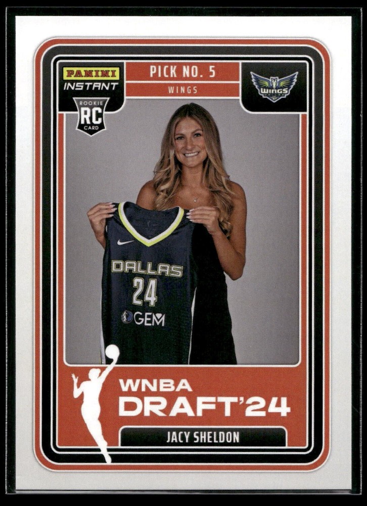 2024 Panini Instant WNBA Jacy Sheldon DRAFT NIGHT 1/461 SP Dallas Wings #DN-5 RC