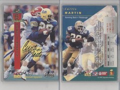 1995 Signature Rookies Prime Auto 1979/3000 Curtis Martin #27 Auto RC HOF 4in
