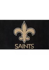 NFL Rug – New Orleans SAINTS – 80% Cotton, 20% Nylon-Black(60×36)