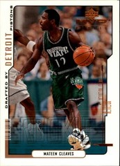 2000-01 Upper Deck MVP #199 Mateen Cleaves RC – BSK