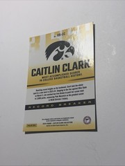 2024 Panini Caitlin Clark Collection – Record Breaker Caitlin Clark #RB-CC (RC)